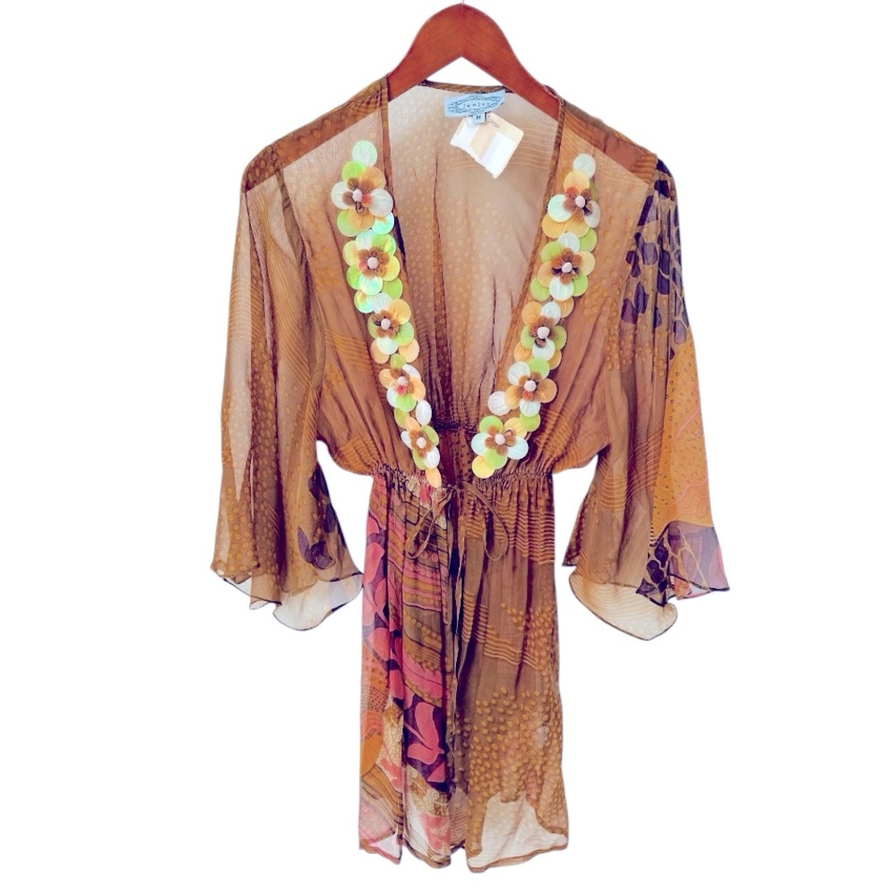 Joolay sheer kimono cover